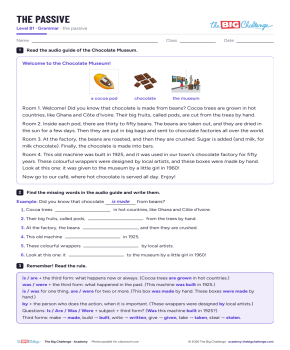 The passive - Exercises public_resources.teaching_resource