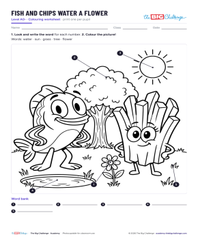 Fish and Chips Water a Flower - Exercises public_resources.teaching_resource