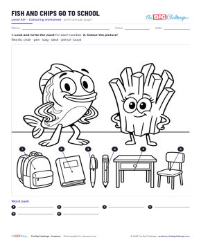 Fish and Chips Go to School - Exercises public_resources.teaching_resource