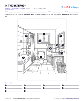 In the Bathroom - Exercises public_resources.teaching_resource