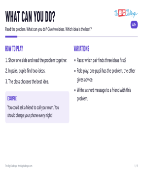 What can you do? - Other public_resources.teaching_resource