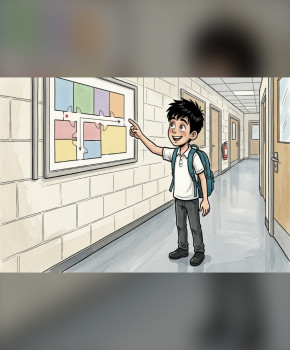 Meet My Family A1: Lost at School, episode sheets - Exercises public_resources.teaching_resource