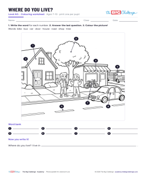 Where Do You Live? - Exercises public_resources.teaching_resource