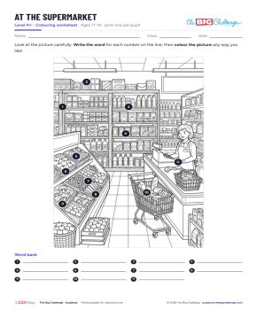 At the Supermarket - Exercises public_resources.teaching_resource
