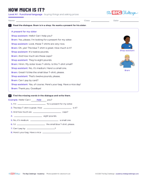 How much is it? - Exercises public_resources.teaching_resource