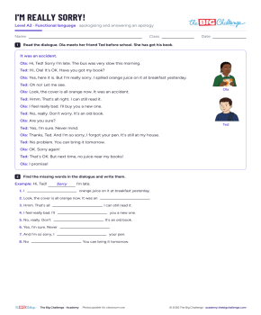 I'm really sorry! - Exercises public_resources.teaching_resource