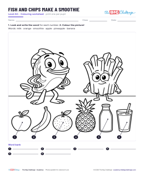 Fish and Chips Make a Smoothie - Exercises public_resources.teaching_resource
