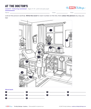 At the Doctor's - Exercises public_resources.teaching_resource