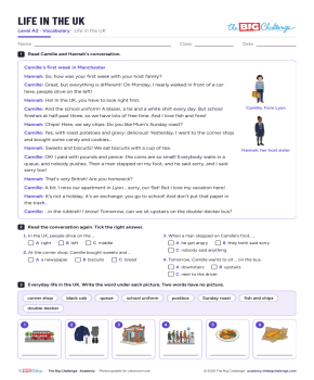 Life in the UK - Exercises public_resources.teaching_resource