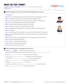 What do you think? - Exercises public_resources.teaching_resource