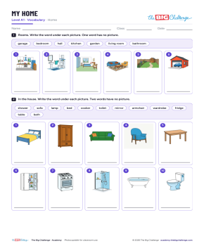 My home - Exercises public_resources.teaching_resource