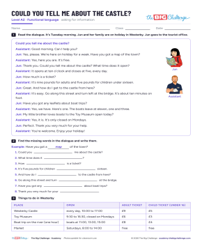 Could you tell me about the castle? - Exercises public_resources.teaching_resource