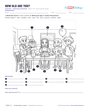 How Old Are You? - Exercises public_resources.teaching_resource