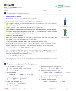 Ireland - Exercises public_resources.teaching_resource
