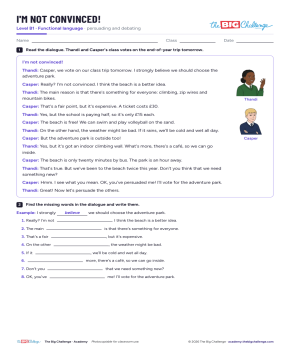 I'm not convinced! - Exercises public_resources.teaching_resource