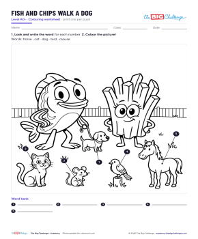 Fish and Chips Walk a Dog - Exercises public_resources.teaching_resource