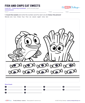 Fish and Chips Eat Sweets - Exercises public_resources.teaching_resource