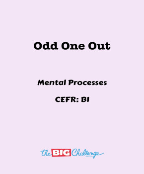 Odd One Out - B1 Mental Processes Verbs