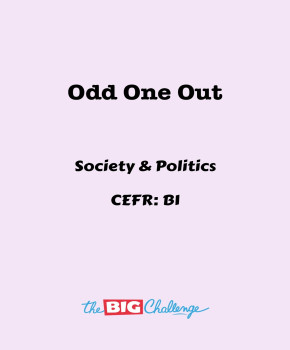 Odd One Out - B1 Society & Politics