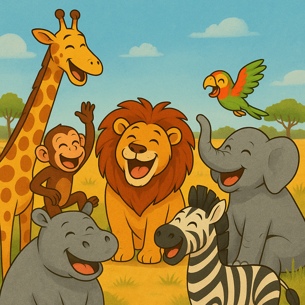 The Giraffe had a Laugh