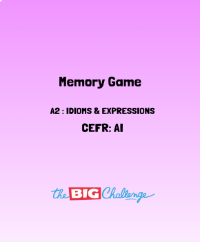 Memory Game - Idiom & Expressions